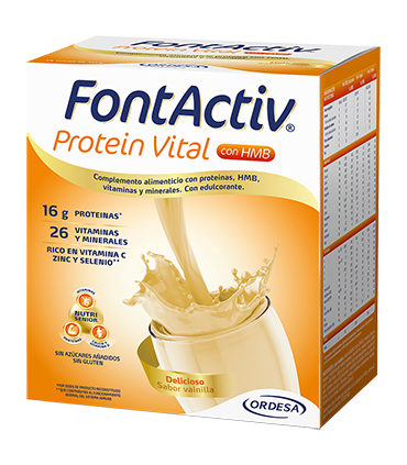 FONTACTIV PROTEIN VITAL 14 SOBRES 30 G SABOR VAINILLA