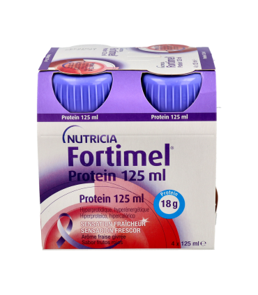 FORTIMEL PROTEIN 4 BOTELLAS 125 ML SABOR FRUTOS ROJOS