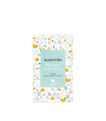 SUAVINEX MEMORIES COLONIA AMBIENTADOR TARJETAS PERFUMADAS 3U