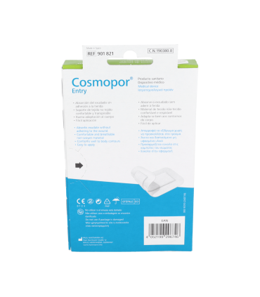 COSMOPOR ENTRY APOSITO ESTERIL 10 UNIDADES 10 CM X 6 CM