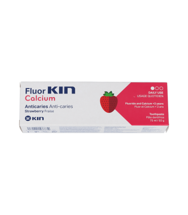 FLUOR KIN CALCIO FRESA PASTA 75ML