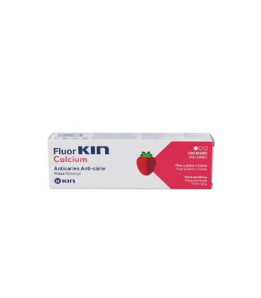 FLUOR KIN CALCIO FRESA PASTA 75ML