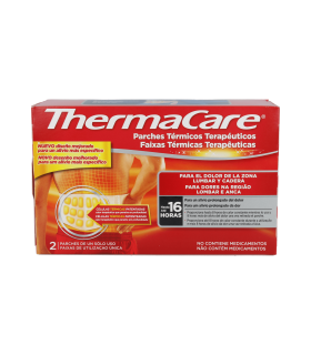 THERMACARE PARCHE TERMICO ZONA LUMBAR CADERA 2 PARCHES