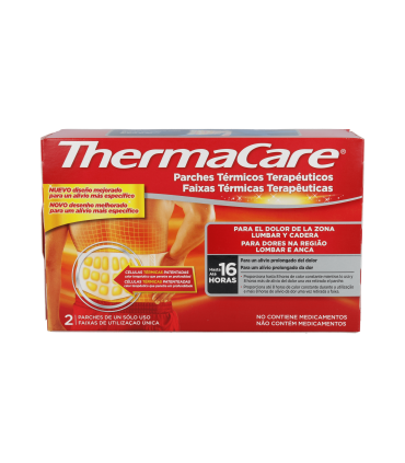 THERMACARE PARCHE TERMICO ZONA LUMBAR CADERA 2 PARCHES