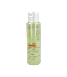 A-DERMA EXOMEGA CONTROL GEL LIMPIADOR 2 EN 1 EMOLIENTE 500ML
