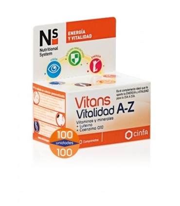 NS VITANS VITALIDAD A-Z 100 COMPRIMIDOS