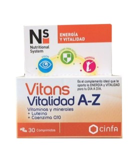 NS VITANS VITALIDAD A-Z 30 COMPRIMIDOS