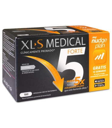 XLS MEDICAL FORTE 5 NUDGE 180 CAPSULAS