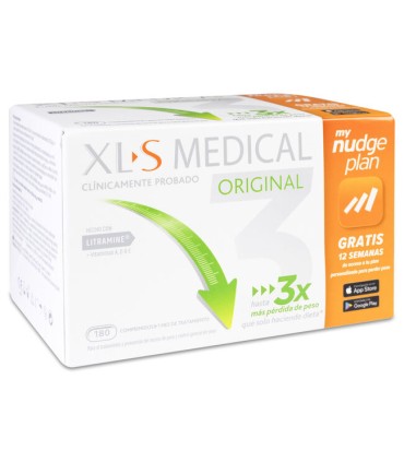 XLS MEDICAL ORIGINAL NUDGE 180 COMPRIMIDOS