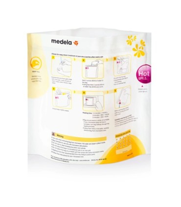 MEDELA BOLSAS PARA MICROONDAS REUTILIZABLES QUICK CLEAN 5 U