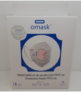 MASCARILLA FFP2 OMASK 10 UDS ROSA INFANTIL