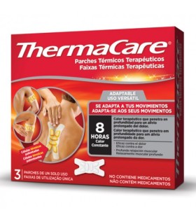 THERMACARE PARCHES TERMICOS ADAPTABLES 3 PARCHES