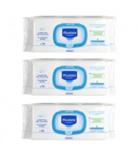 MUSTELA TOALLITAS BIO DERMOLIMPIADORAS 60 UNIDS TRIO