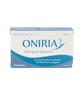ONIRIA 30 COMPRIMIDOS RECUBIERTOS