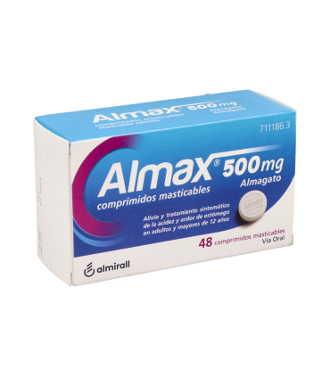 ALMAX 500 MG 48 COMPRIMIDOS MASTICABLES