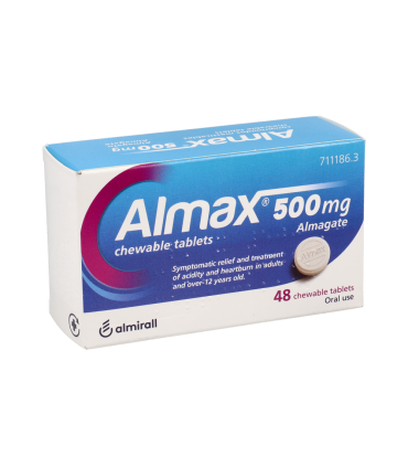 ALMAX 500 MG 48 COMPRIMIDOS MASTICABLES