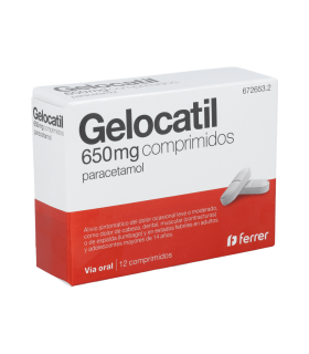 GELOCATIL 650 MG 12 COMPRIMIDOS (TIRAS)