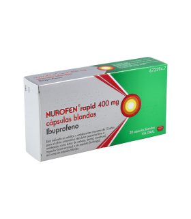 NUROFEN RAPID 400 MG 20 CAPSULAS BLANDAS
