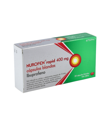 NUROFEN RAPID 400 MG 20 CAPSULAS BLANDAS