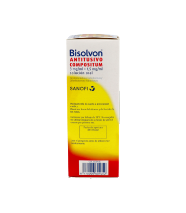 BISOLVON ANTITUSIVO COMPOSITUM 3 mg/ml + 1,5 mg/ml SOLUCION ORAL 1 FRASCO 200 ml