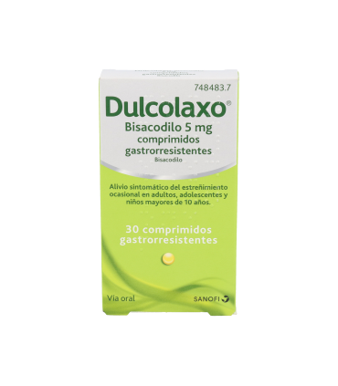 DULCOLAXO BISACODILO 5 MG 30 COMPRIMIDOS GASTRORRESISTENTES