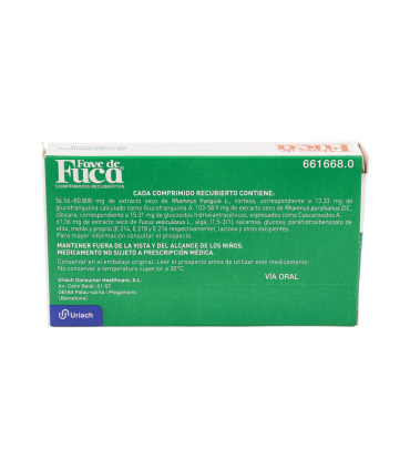 FAVE DE FUCA 40 COMPRIMIDOS RECUBIERTOS