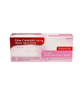 GINE-CANESTEN 500 MG 1 CAPSULA VAGINAL BLANDA