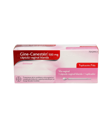 GINE-CANESTEN 500 MG 1 CAPSULA VAGINAL BLANDA