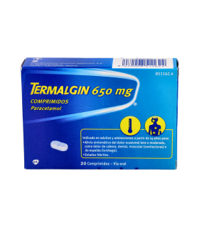 TERMALGIN 650 MG 20 COMPRIMIDOS