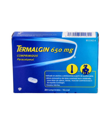 TERMALGIN 650 MG 20 COMPRIMIDOS