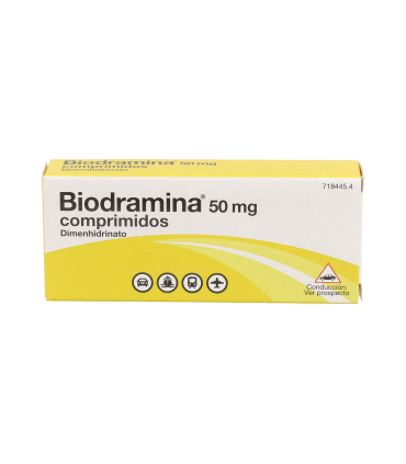 BIODRAMINA 50 MG 12 COMPRIMIDOS