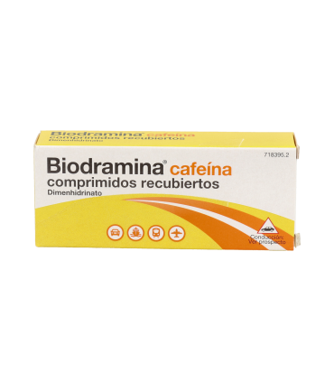 BIODRAMINA CAFEINA 12 COMPRIMIDOS RECUBIERTOS
