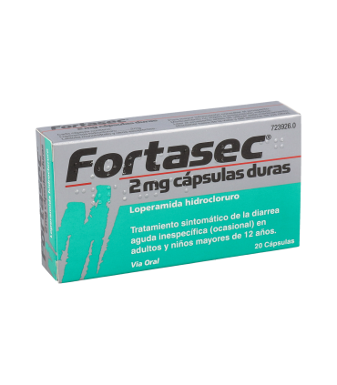 FORTASEC 2 MG 20 CAPSULAS