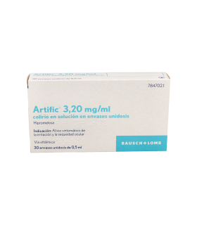 ARTIFIC 3,2 mg/ml COLIRIO EN SOLUCION 30 MONODOSIS 0,5 ml