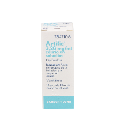 ARTIFIC 3,2 mg/ml COLIRIO EN SOLUCION 1 FRASCO 10 ml