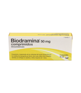 BIODRAMINA 50 MG 4 COMPRIMIDOS