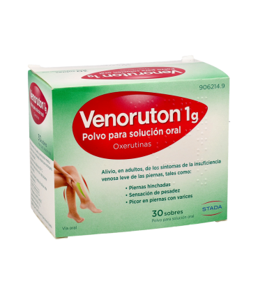 VENORUTON OXERUTINAS 1 G 30 SOBRES POLVO PARA SOLUCION ORAL