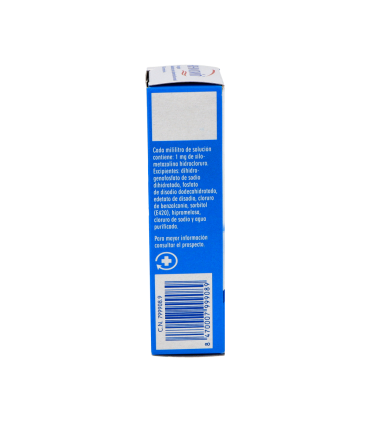 RHINOVIN 1 MG/ML SOLUCION PARA PULVERIZACION NASAL 1 FRASCO 10 ML