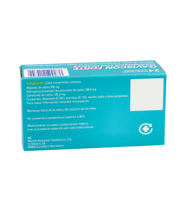GAVISCON FORTE 24 COMPRIMIDOS MASTICABLES