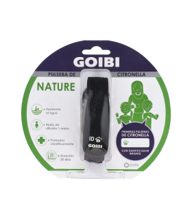 GOIBI PULSERA DE CITRONELLA NATURE 1 PULSERA NEGRA