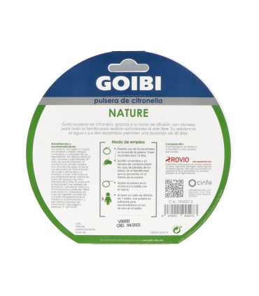 GOIBI PULSERA DE CITRONELLA NATURE 1 PULSERA ANGRY BIRDS 2020