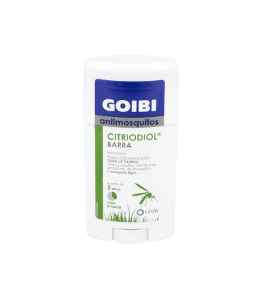 GOIBI ANTIMOSQUITOS CITRIODIOL BARRA USO HUMANO REPELENTE 1 BARRA 50 ML