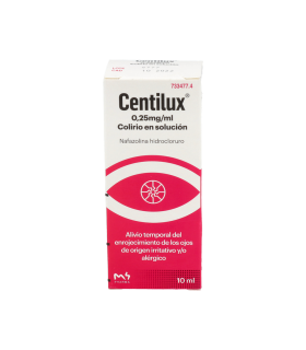 CENTILUX 0,25 MG/ML COLIRIO EN SOLUCION 1 FRASCO 10 ML