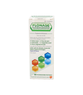 FLONASE 50 microgramos/PULVERIZACION SUSPENSION PARA PULVERIZACION NASAL 60 PULVERIZACIONES
