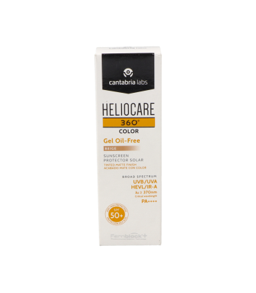 HELIOCARE 360º GEL OIL FREE SPF50 50ML COLOR BEIGE