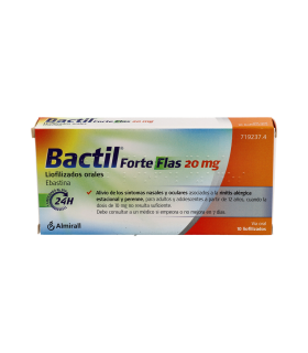 BACTIL FORTE FLAS 20 MG 10 LIOFILIZADOS ORALES