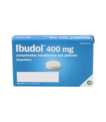 IBUDOL EFG 400 MG 20 COMPRIMIDOS RECUBIERTOS