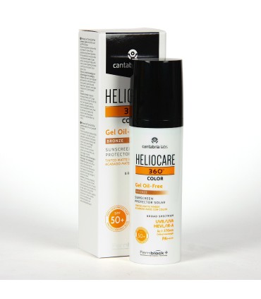 HELIOCARE 360º GEL OIL FREE SPF50 50ML COLOR BRONZE