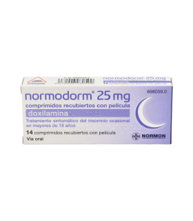 NORMODORM 25 MG 14 COMPRIMIDOS RECUBIERTOS