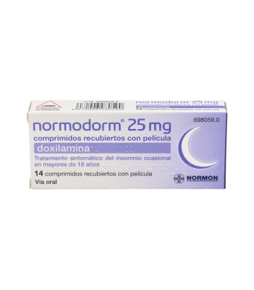NORMODORM 25 MG 14 COMPRIMIDOS RECUBIERTOS